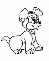Coloring Pages Dogs Printable Dog Kids Colouring sketch template