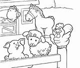 Coloring Pages Farm Printable Animal House Barnyard Drawing Kids Color Simple Animals Plain Equipment Back Easy Agriculture Print Getcolorings Farmhouse sketch template