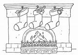 Colorare Natale Calcetines Calza Weihnachtsstrumpf Kerstsokken Colorir Lareira Malvorlage Natal Disegni Ausmalbilder sketch template