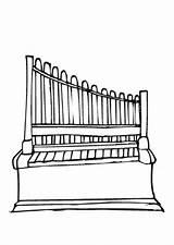 Orgel Ausmalbilder Ausmalbild Ausdrucken Malvorlagen sketch template