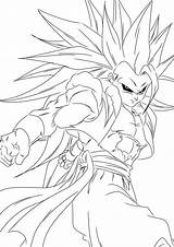 Goku Vegeta Cooloring sketch template
