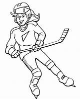 Hockey Coloring Pages Kids Girls Sports Choose Board Printable sketch template
