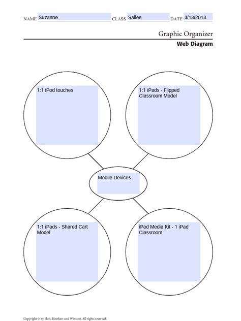 holt interactive graphic organizers