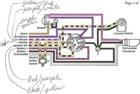 mercury outboard wiring diagram schematic  wiring diagram