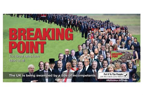anti brexit groups launch damning parody  leaveeus breaking point poster