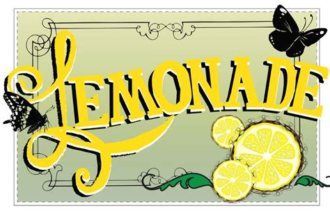 lemonade sign  printable clip art library