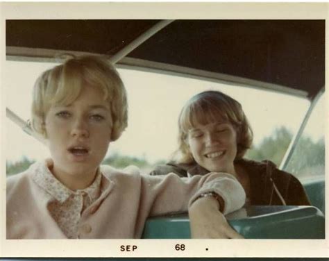 Polaroid Blond Girl Vintage And Friend 1960s 60s Photos Vintage