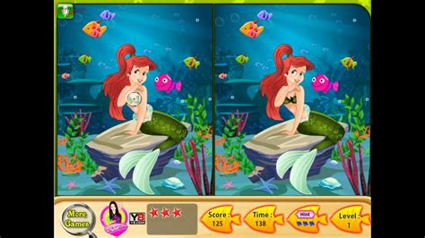 gambar ariel mermaid games  funny  pakang kitty coloring pages