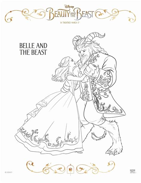 printable beauty   beast coloring pages lola lambchops