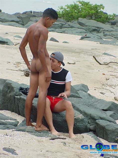 twinky latinos gay sex on the wild beach