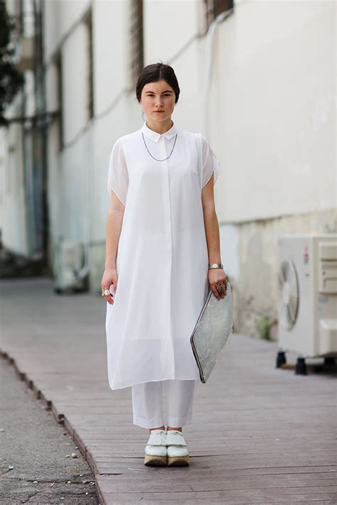 fashion tricks street style total white