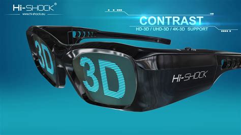 Hi Shock 3d Glasses For Home Theater Tv And Projector
