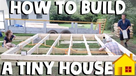 build  tiny house youtube