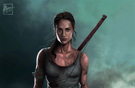 Tomb Raider Alicia Vikander Artwork Hd Movies 4k