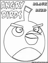 Angry Desenhos Colorir Kolorowanki Bomb Blackbird Halloween Dzieci Espaso Pajaros sketch template