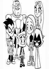 Titans Titanes Jovenes Bestia Dibujosparacolorear Jóvenes Niños Jovens Pocoyo Starfire Desenhos Animados Cyborg sketch template