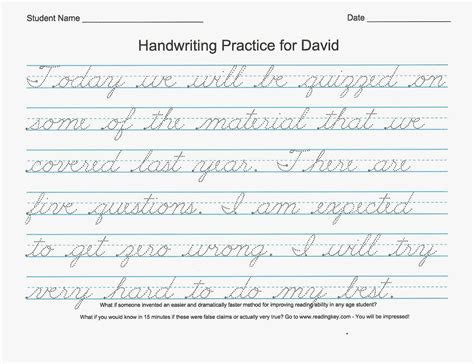printable cursive writing practice sheets