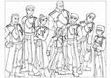 Alchemist Fullmetal Enfants Colorear Aniyuki Greed Manga Amusant Coloriages sketch template