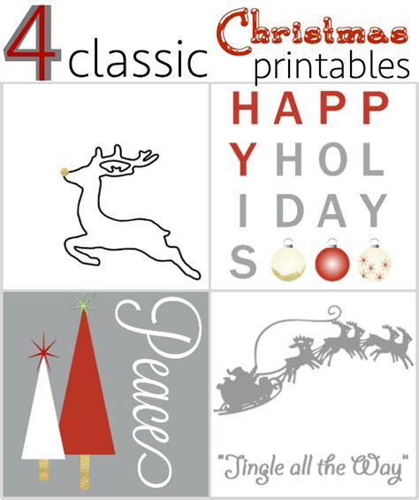 printable holiday printables  thrifty ideas