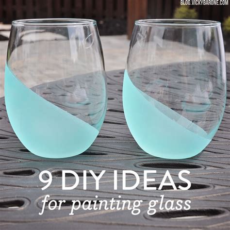 9 Diy Ideas For Painting Glass Vicky Barone