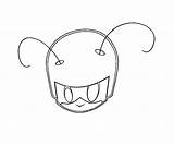 Atom Ant sketch template