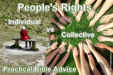 individual rights  collective rights  bible balance