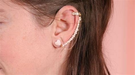 Mother Of Pearl And Gold Earrings Perles And Co