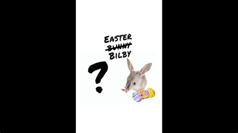 Aussie History Easter Bunny The Easter Bilby Youtube