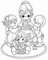 Coloring Pages Precious Moments Printable Grandma Christmas Kids Colouring Colorear Biscuits Para Color Dia Mom Print Sheets Drawings Cooking Coloringbook4kids sketch template