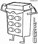 Lego Coloring Pages Block Printable Clipart Color Library Popular sketch template