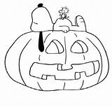 Coloring Pumpkin Charlie Woodstock sketch template