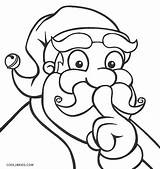 Santa Coloring Pages Printable Claus Kids Color Colouring Preschoolers Getcolorings sketch template