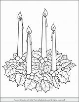 Advent Wreath Coloring Pages Catholic Printable Christmas Candle Drawing Bethlehem Wreaths Kids Mass Crafts Template Thanksgiving Color Children Thecatholickid Print sketch template