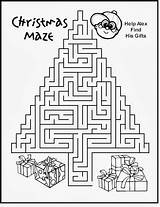 Christmas Maze Mazes Tree Printable Christian Kids Printables Activities Fun Puzzle Xmas Winter Games Search Worksheets Pages Makingfriends Coloring Word sketch template