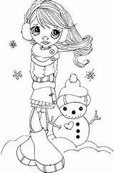Coloring Pages Stamps Canary Saturated Digital Girls Adult Christmas Colouring Printable Book Winter Digi Copics Colors sketch template