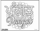 Coloring Pages Pangat Little Sangat sketch template