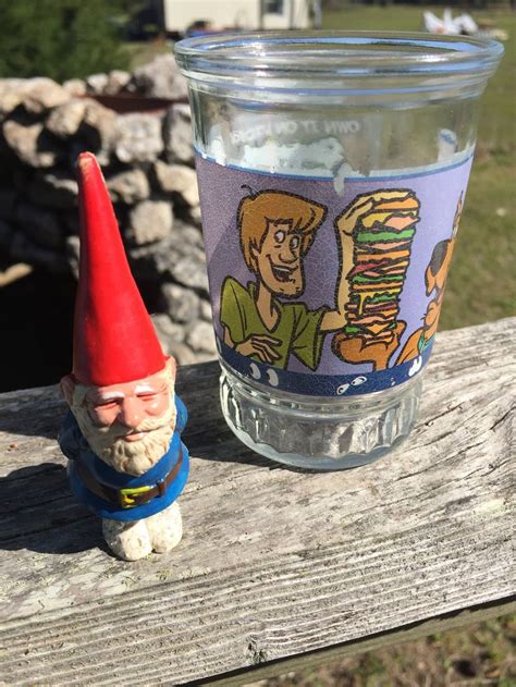 Vintage Scooby Doo And Shaggy Glass Collectible Glasses Etsy Jelly