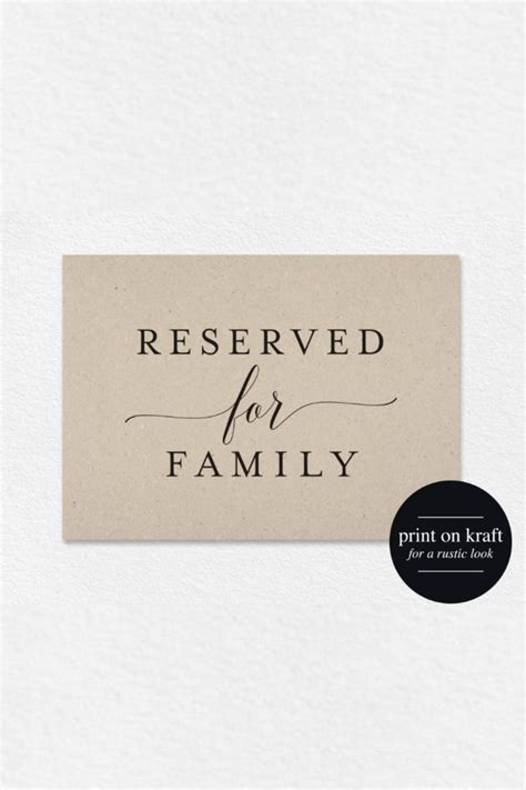 reserved printable reserved wedding sign reserved table sign