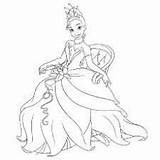Princess Tiana Coloring Pages Disney Clipart Printable Paper Frog Color Choose Board Billedresultat Dolls Print Getdrawings Clipground Getcolorings Top sketch template
