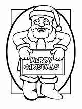 Coloring Santa Christmas Claus Pages Merry Kids Printable Fun Color Clipart Kerstman Print Scribblefun Library Wishing Popular sketch template