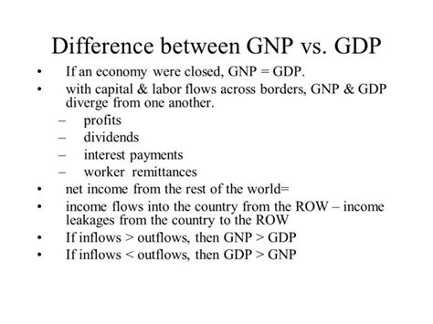 gdp  gnp    differences difference camp