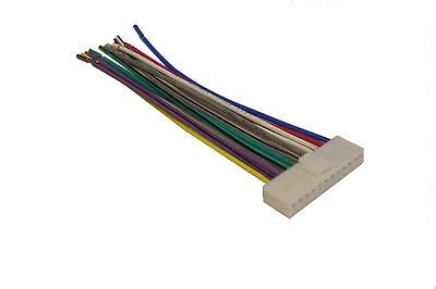 pioneer wiring harness car stereo  pin wire connector ebay