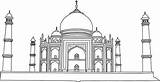 Mahal Taj Coloring Pages Architect Colouring Ahmad Netart Print sketch template