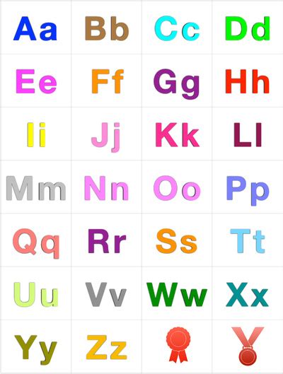 alphabet letters