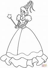 Feen Prinzessin Fata Ausmalbild Stampare Wizard Supercoloring Inspirierend sketch template