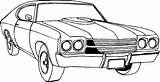 Coloring Pages Car Cars Printable Muscle Kids Chevy Print Old Chevrolet Colouring Sports Tuning Classic Color Spoiler School Cool Transportation sketch template