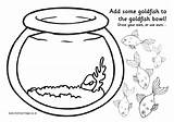 Bowl Printable Fish Activity Goldfish Template Coloring Pages Two Cut Activities Fun Dr Gold Templates Cutting Fishbowl Colouring Story Clipart sketch template