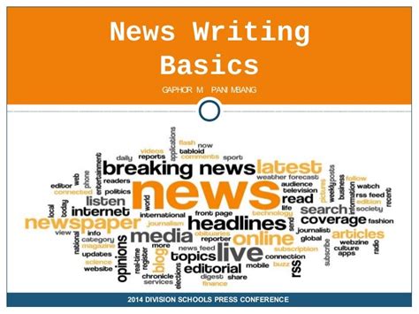 news writing basics