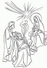 Coloring Pages Epiphany Epiphanie Magi Wise Adoration Mages Three Des Du Colouring Kings Men Sheets Marie Feast Les Colour Jesus sketch template