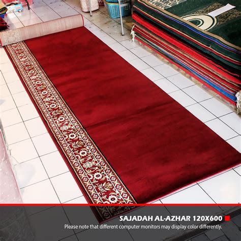 jual sajadah karpet import al azhar xcm red  lapak toepet